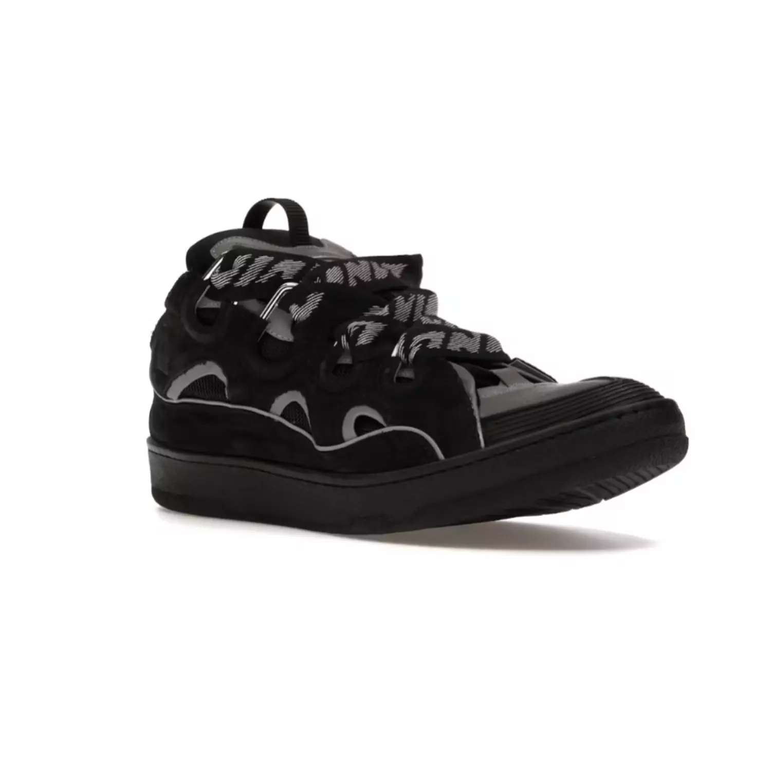 Lanvin Curb Sneaker - Black Gray  3