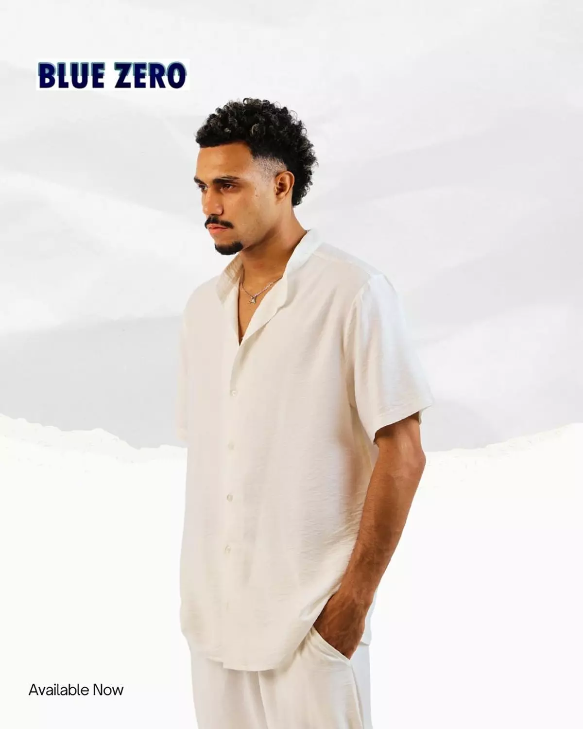 -shirt and pants linen suit white  1