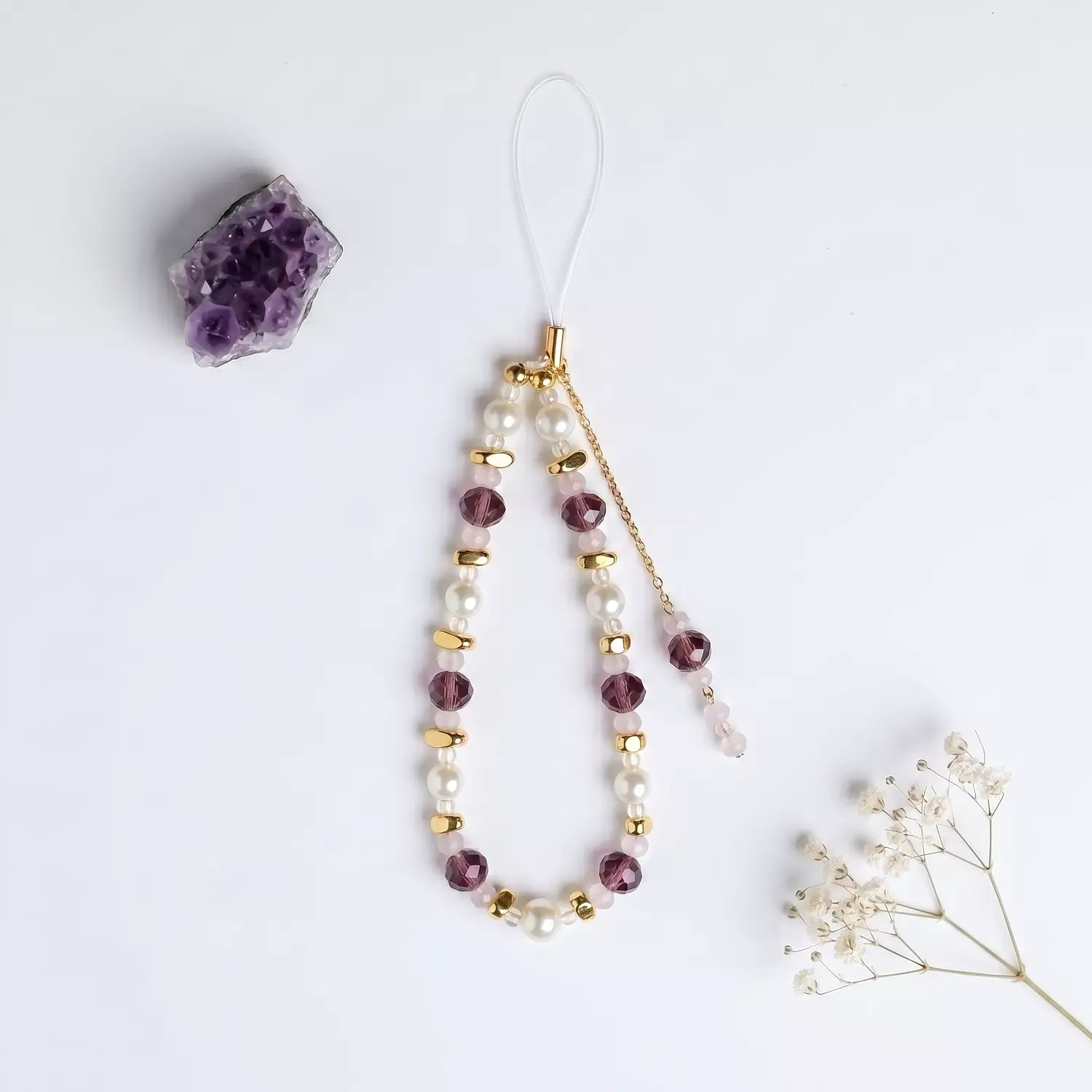 Lavender pearl Mobile-Charm image