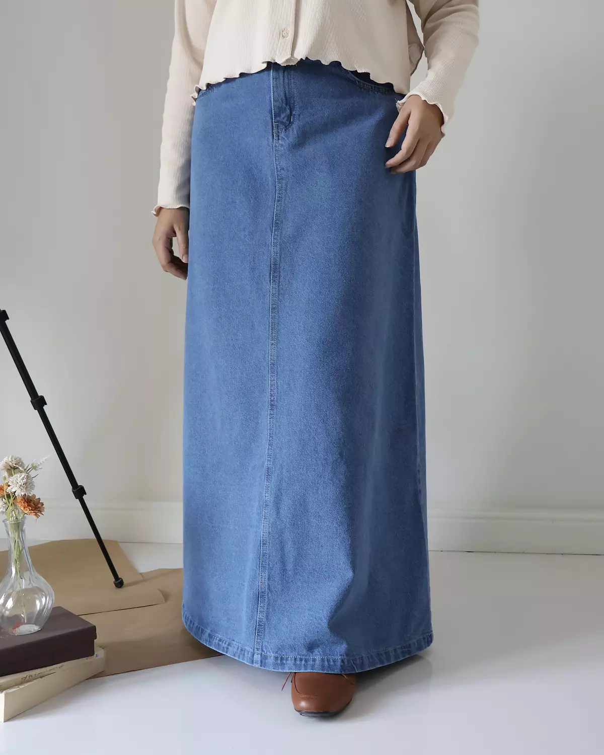 Denim skirt Classic 4