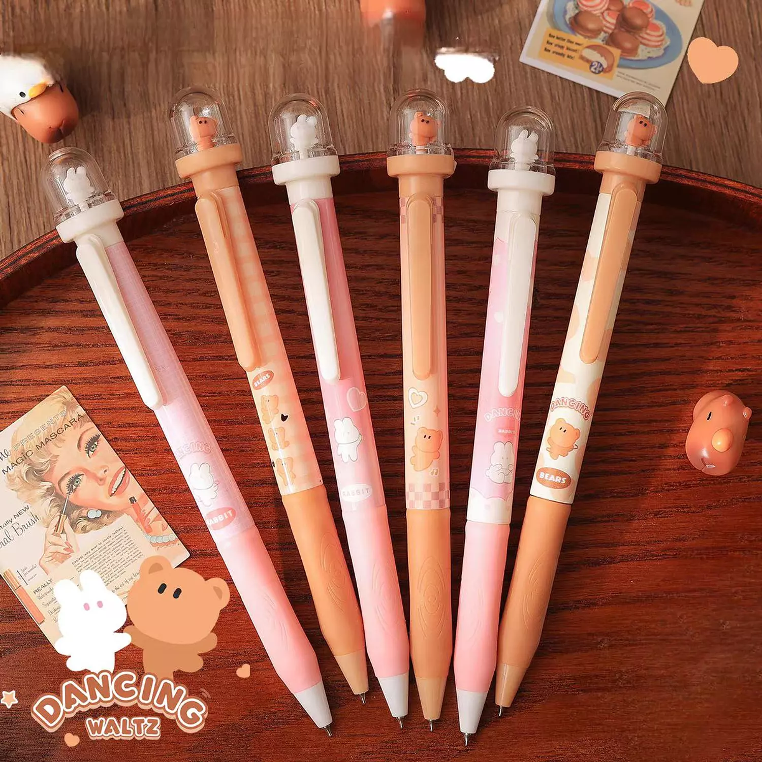 Bear & Rabbit Gel Pin  image