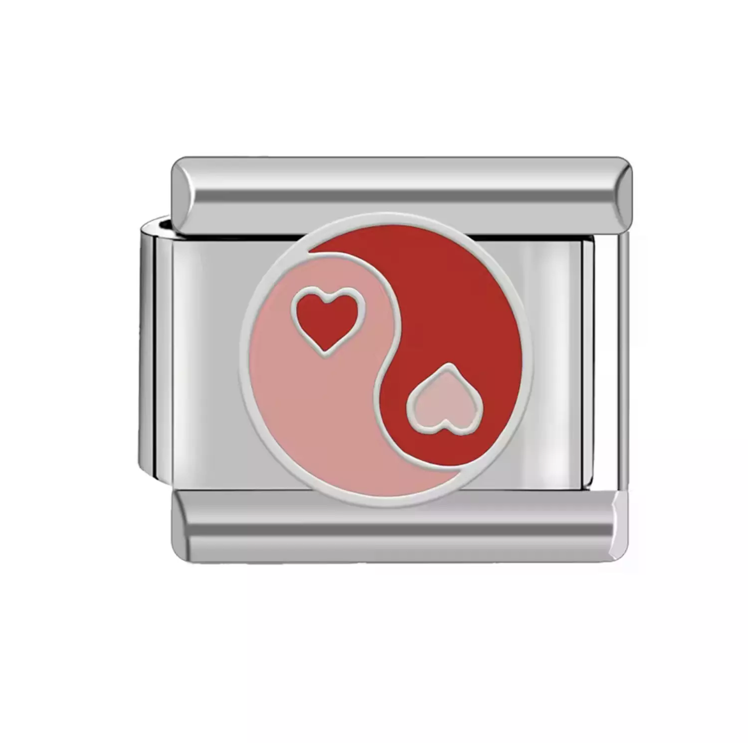 Pink Ying yang charm  image