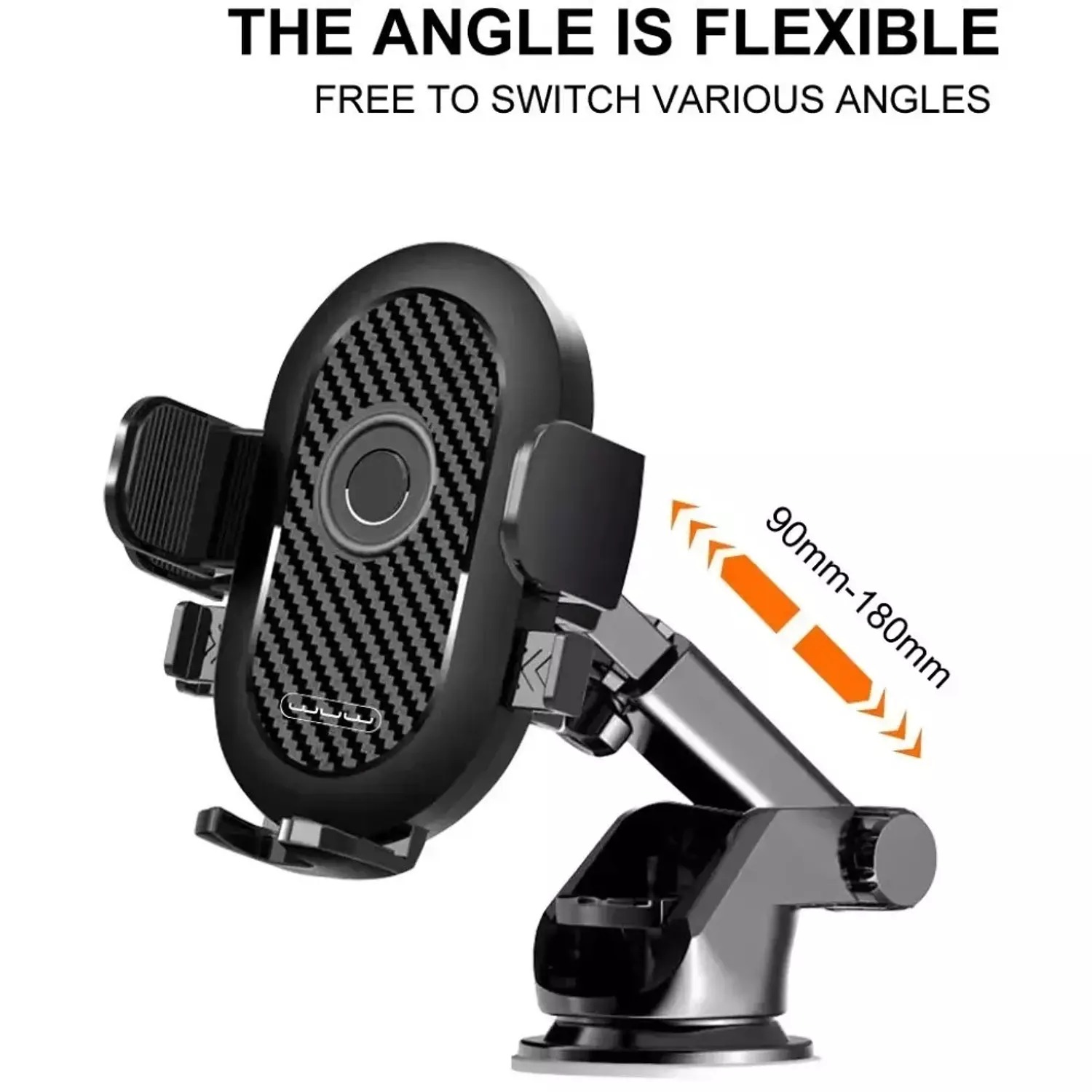 Car Phone Holder - Secure Mounting and 360-Degree Rotation - Easy Installation - WUW Z32 4