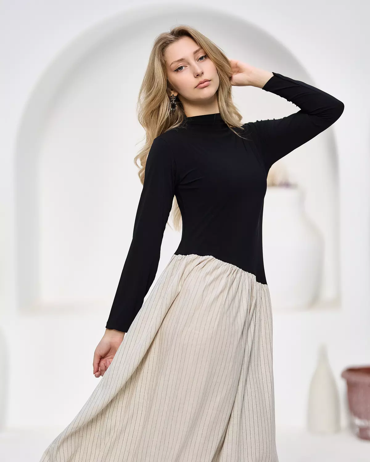 Pure linen dress image