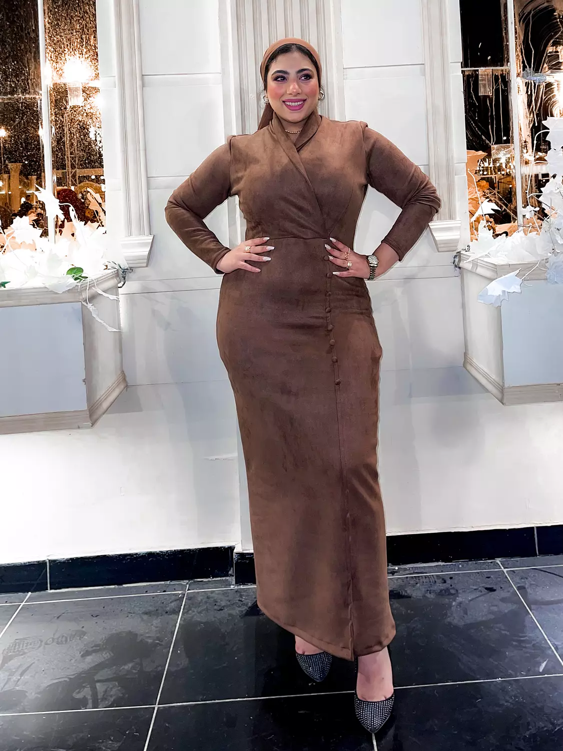 Blazer Dress (brown color) 1