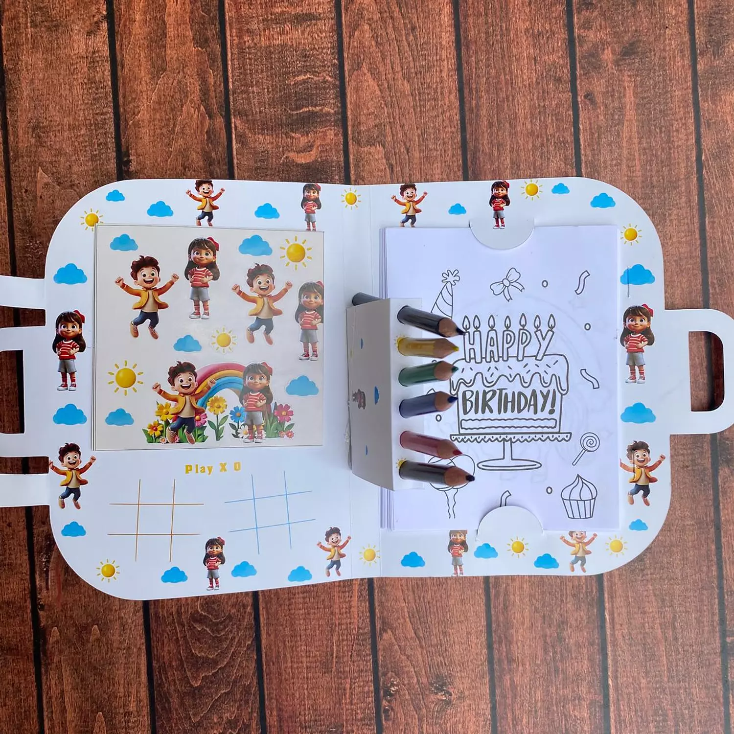 Eid Kids Rainbow  Coloring Set  1