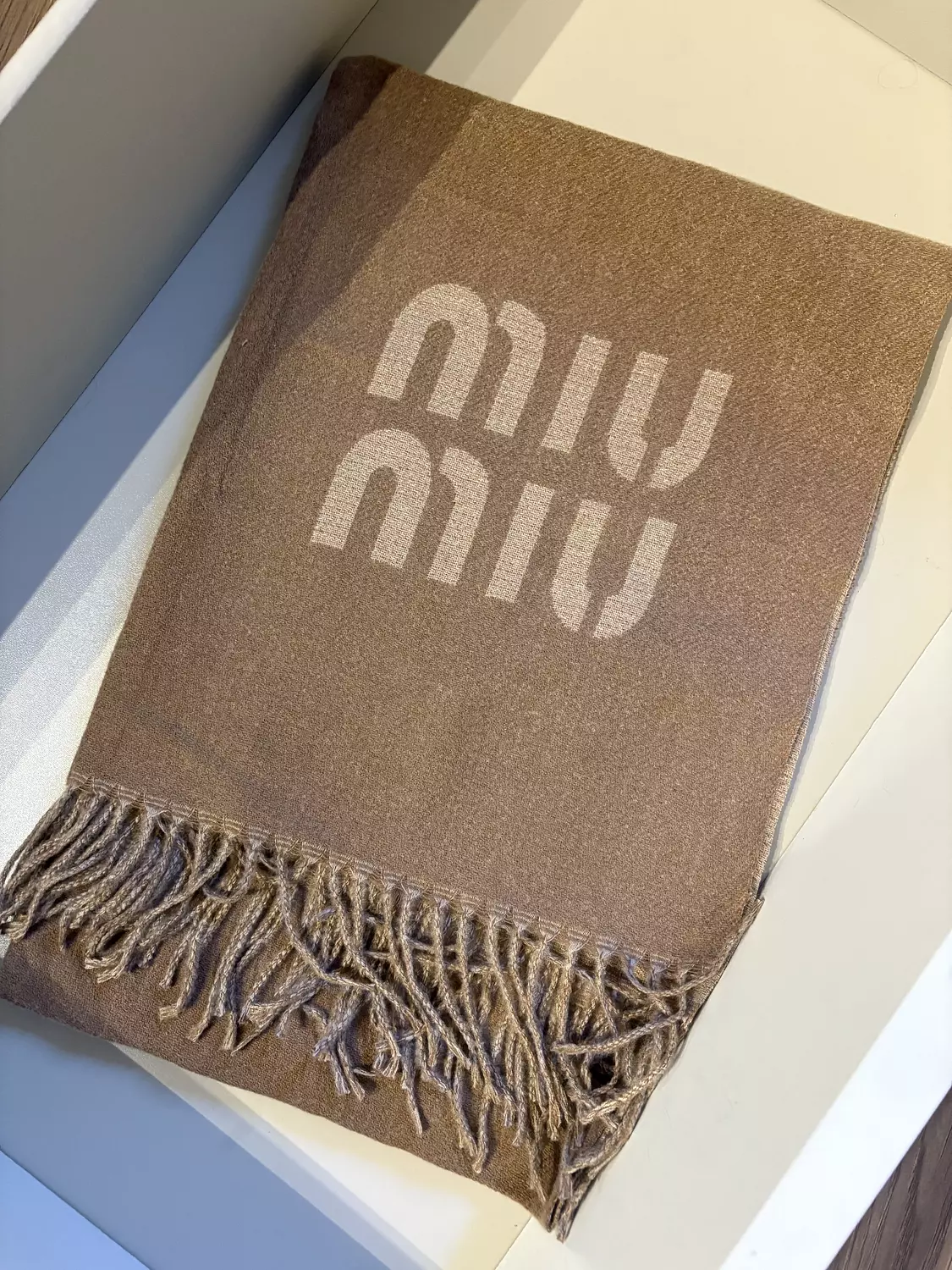 MIU MIU WOOL SHAWL 14