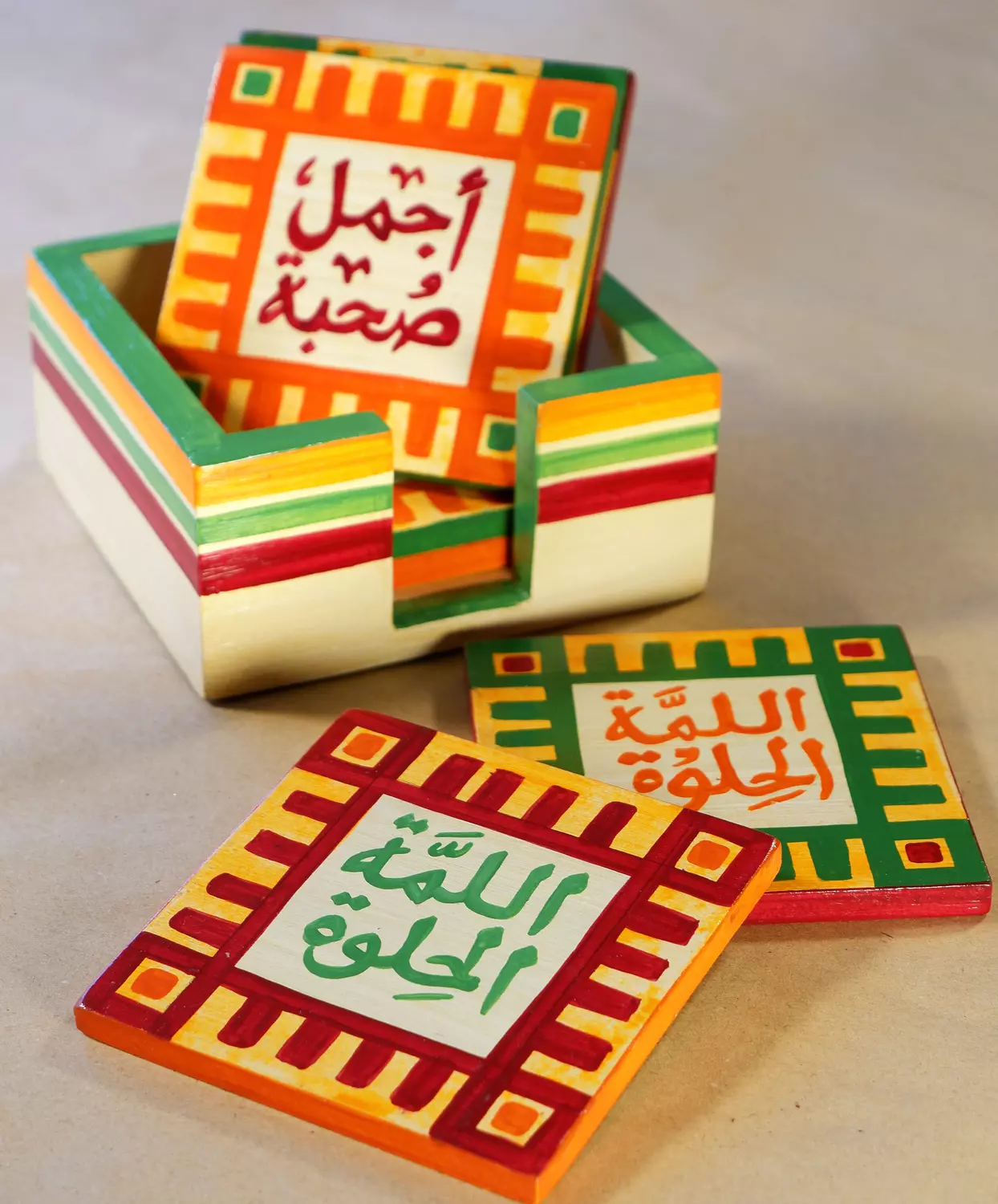 Coasters set - rug image