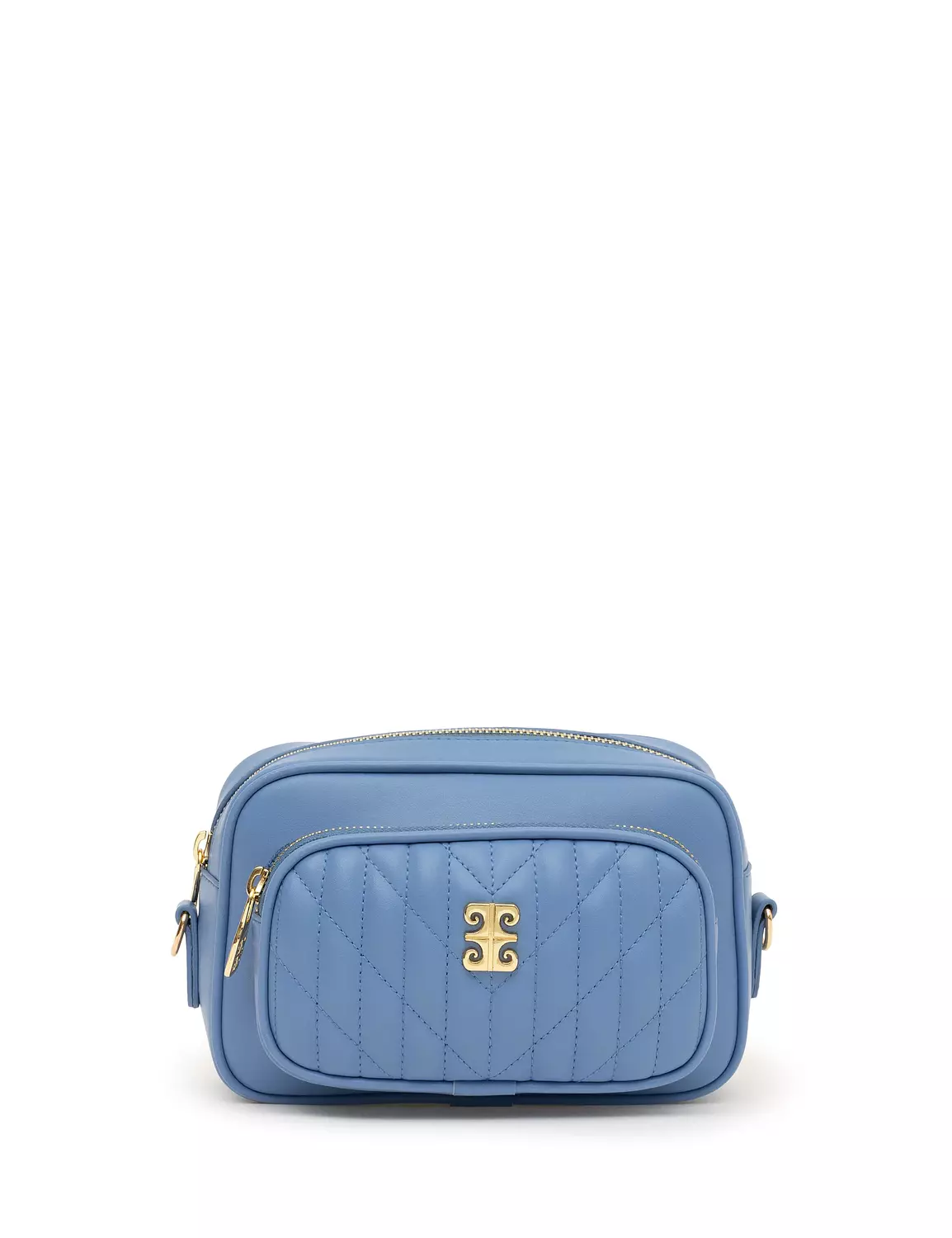 Pierre Cardin Quilted Crossbody Bag – Sky Blue 4