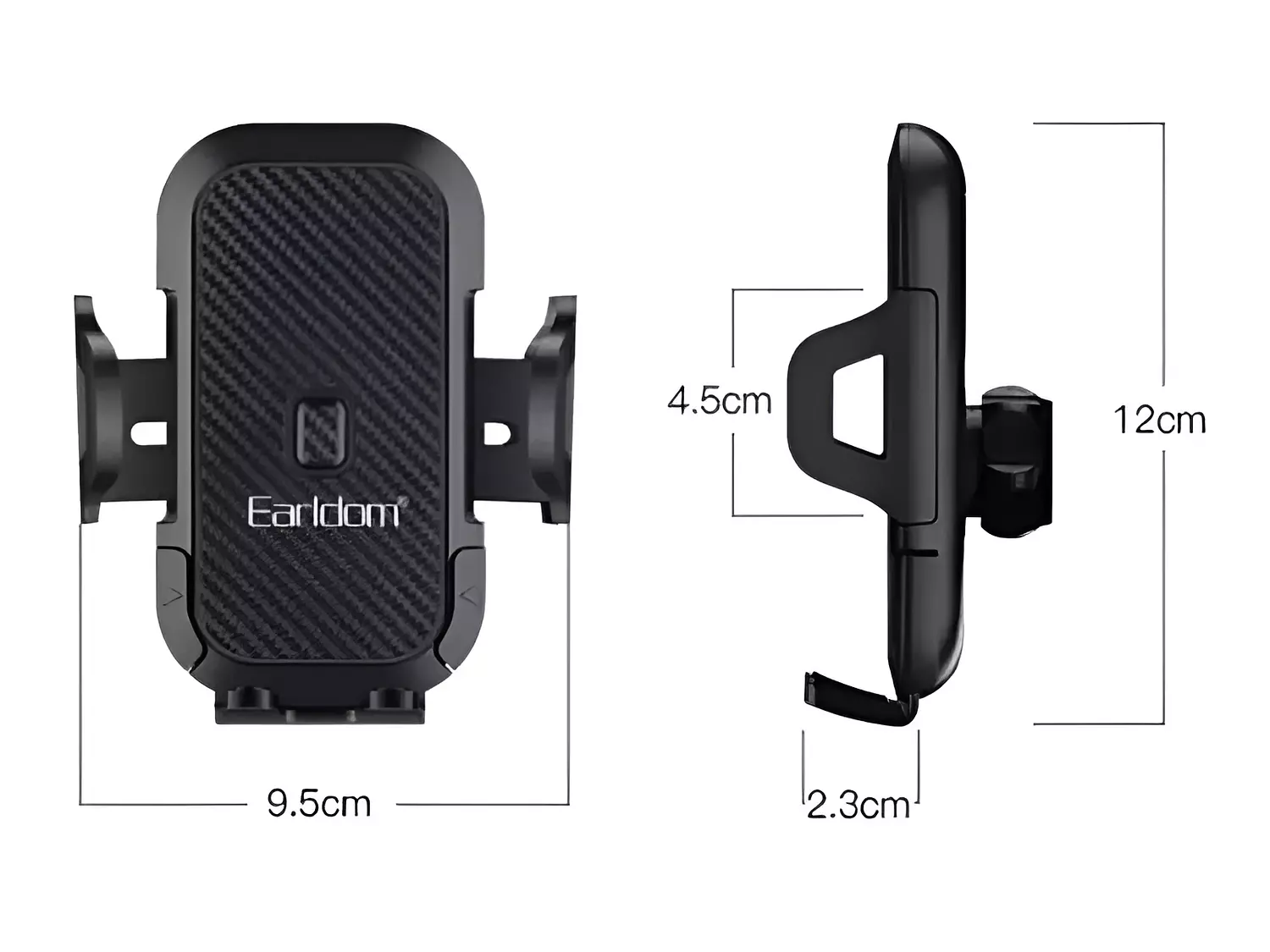Gravity Car Phone Holder with 360-Degree Rotation - Earldom EH153 2