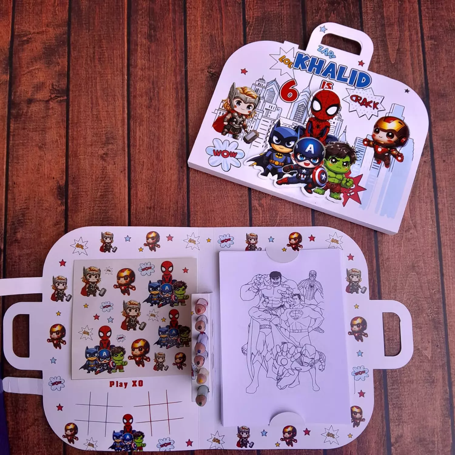 Marvel Kids Coloring Set 1