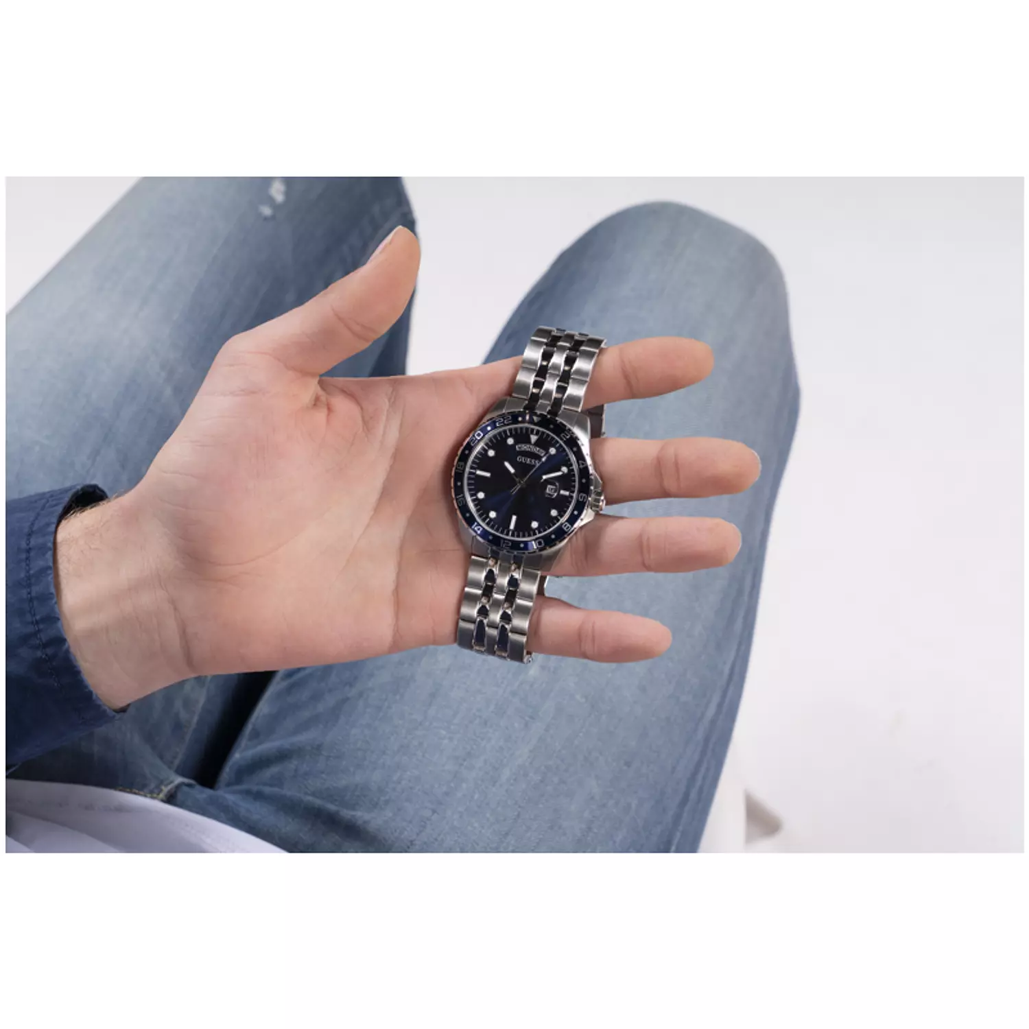 Guess - GW0220G1 Watch For Men Blue Dial 7