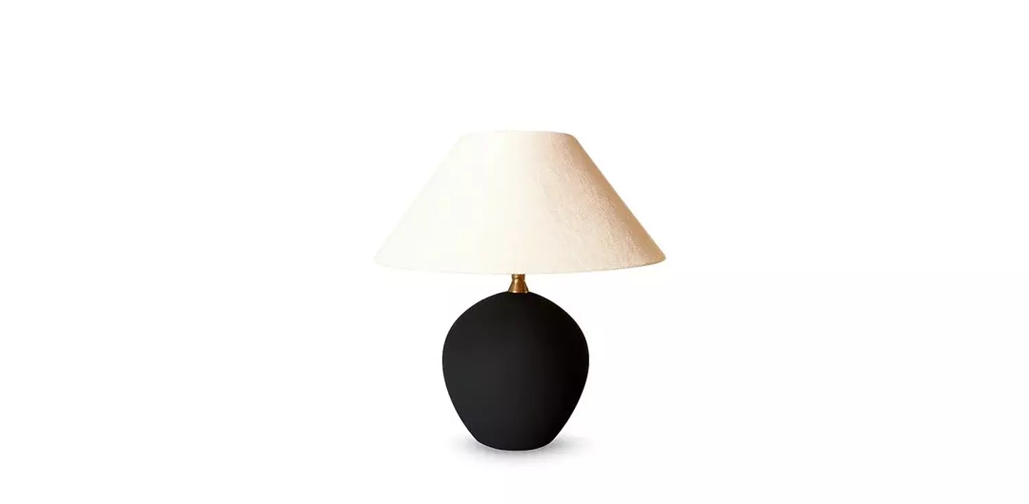 Bella black table lamp image