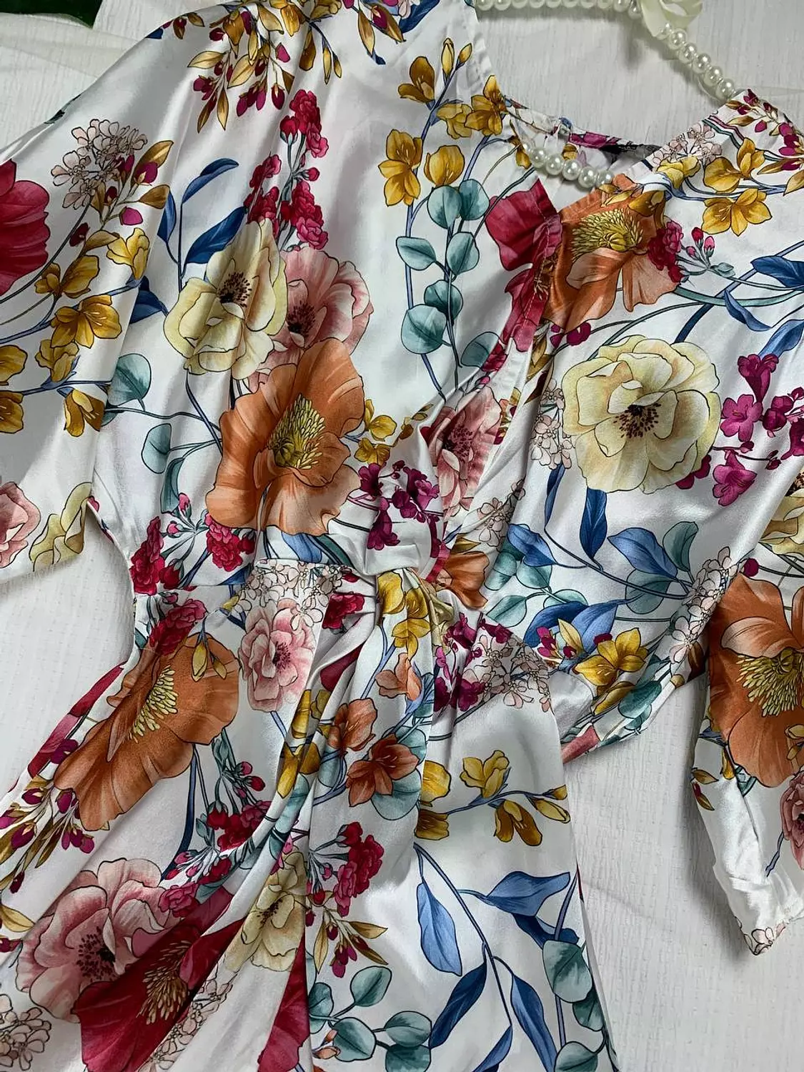Floral silky satin dress from Splash   8 to 40:47  10 to 50:55    hover image