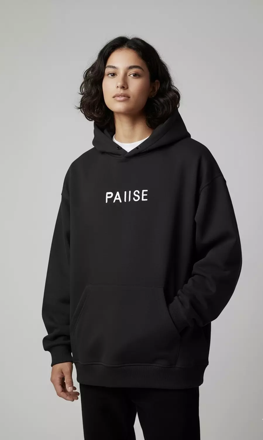Pause Hoodie _ Black 1