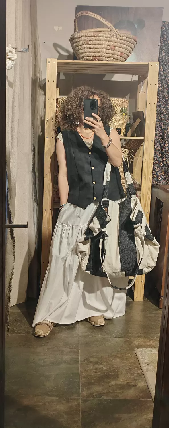Linen sleeveless vest  14