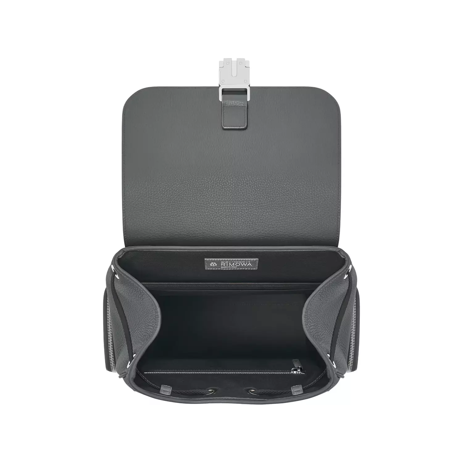 RIMOWA Never Still Flap Backpack Large, crafted from grained leather 2
