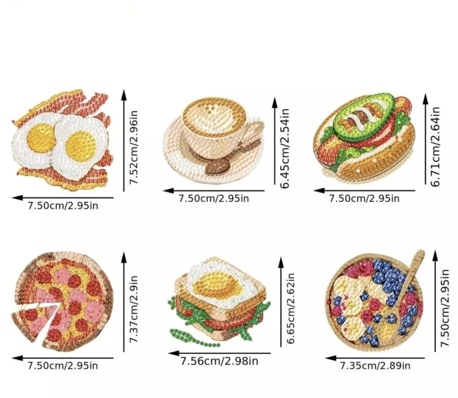 Diamond Painting- Fridge Magnets 1