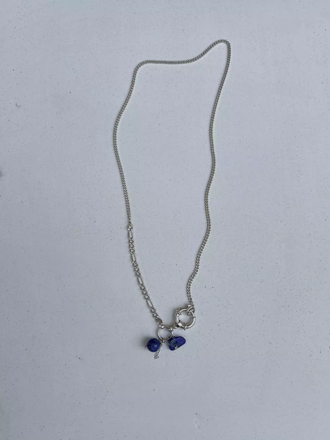 Blue pupil necklace  2