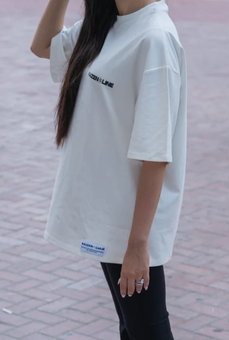 Oversized T-shirt Bamboo Organic White