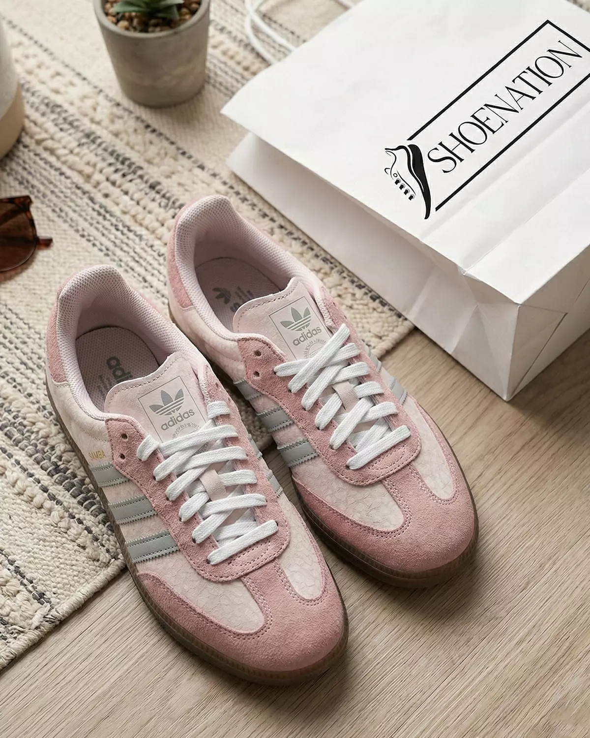 adidas samba shoes for women - pink 8