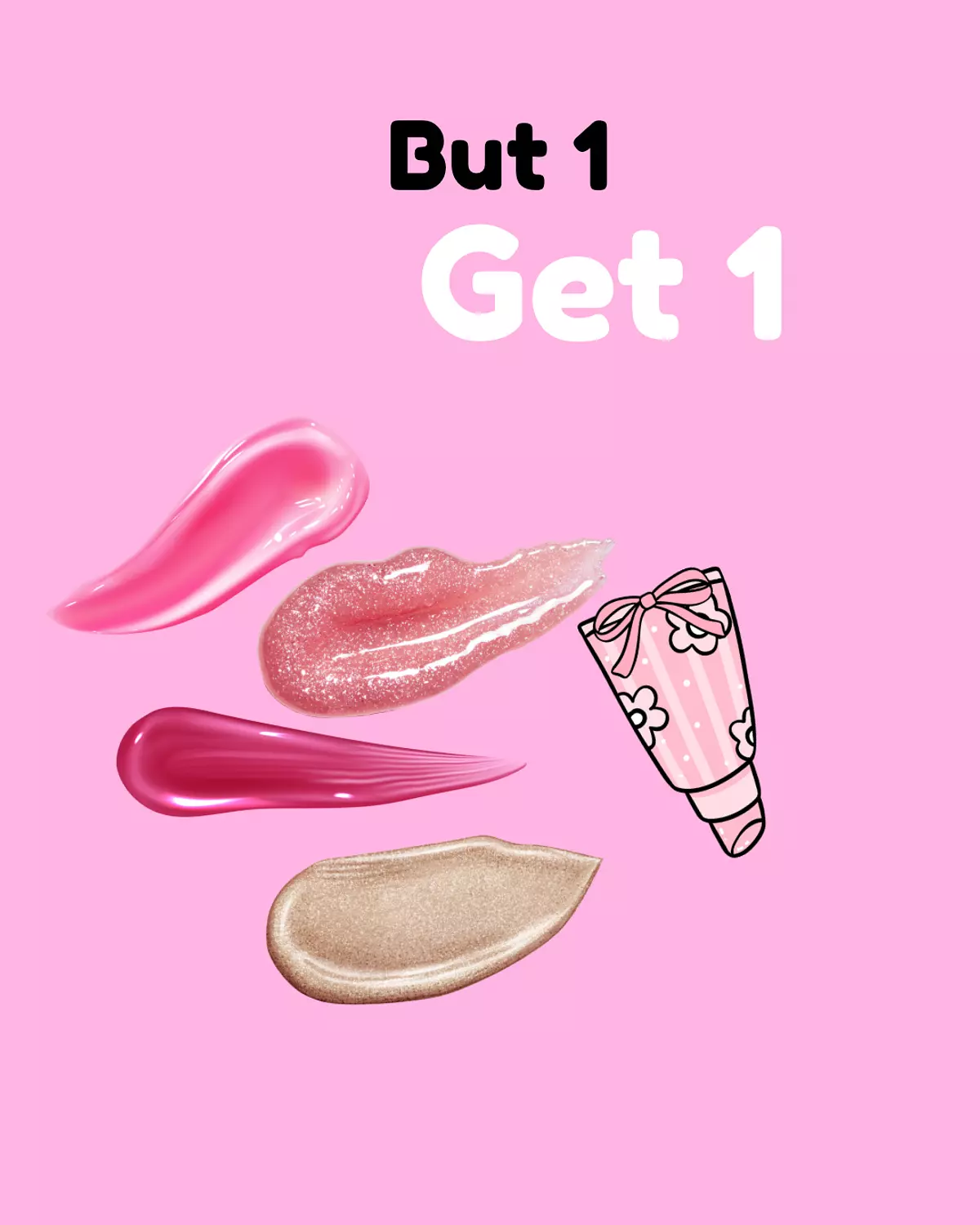 Buy 1 lipgloss get 1 image