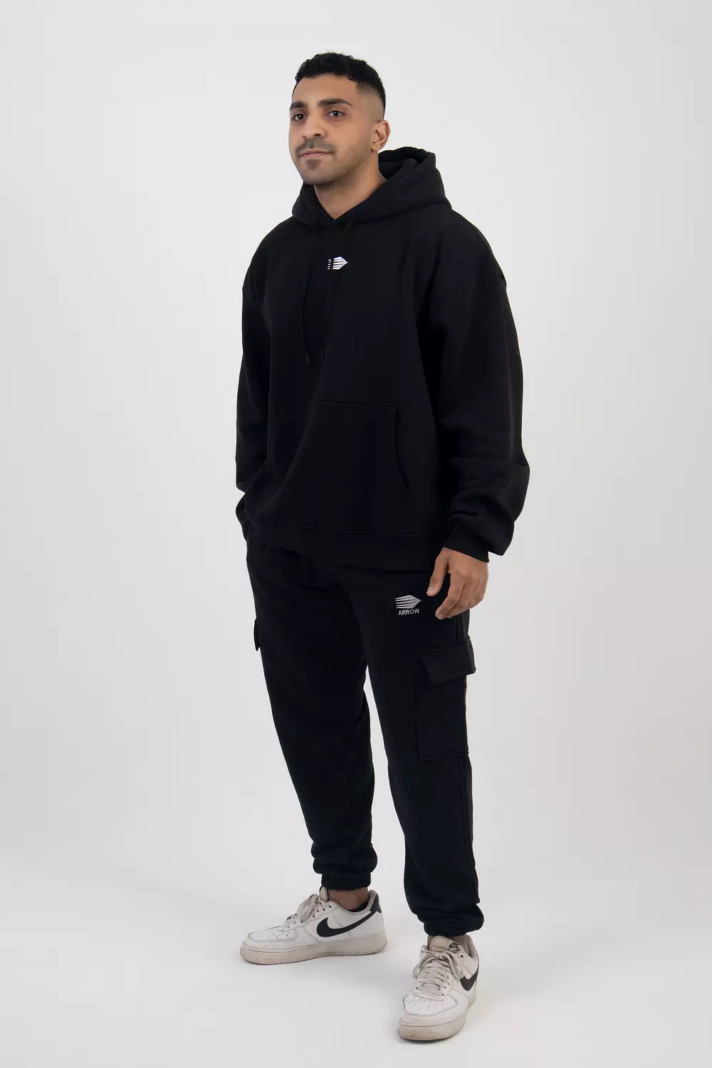 oversized Hoodie Black  1