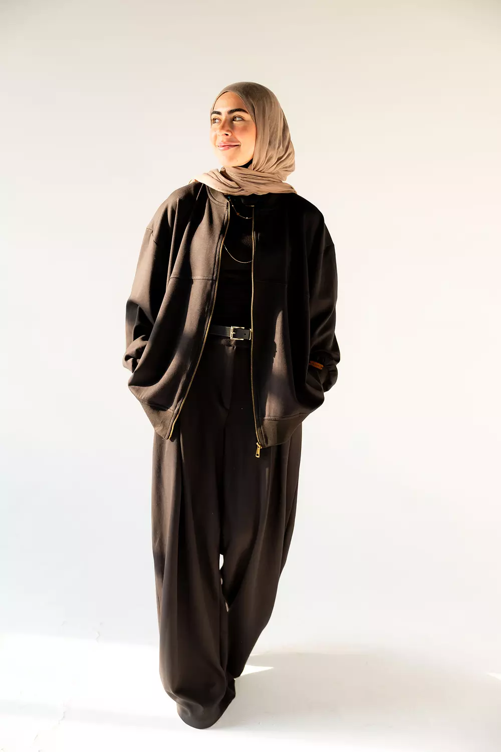 Zipper Shirt in Black image