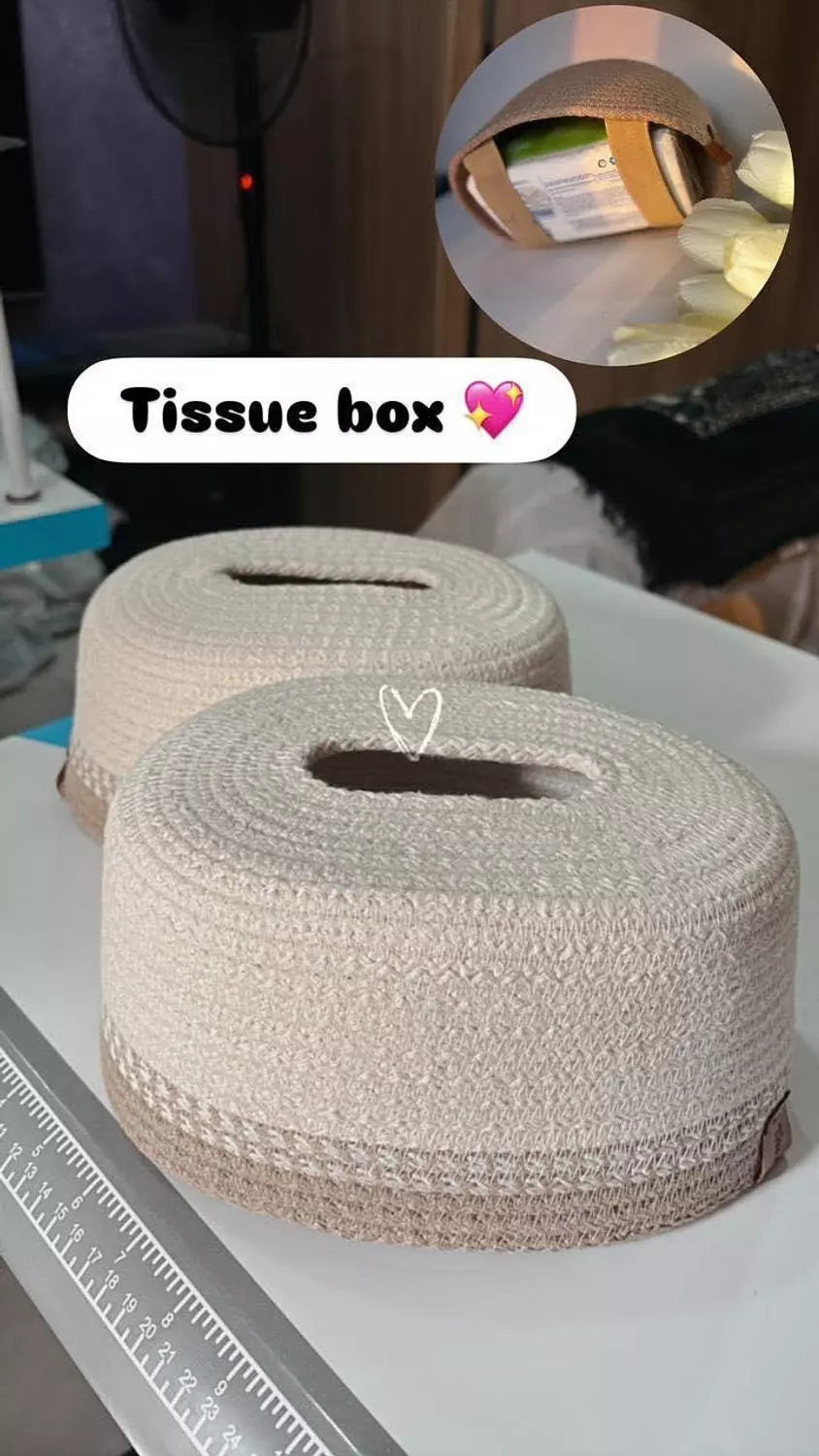 Rubber Band Tissue Box  image
