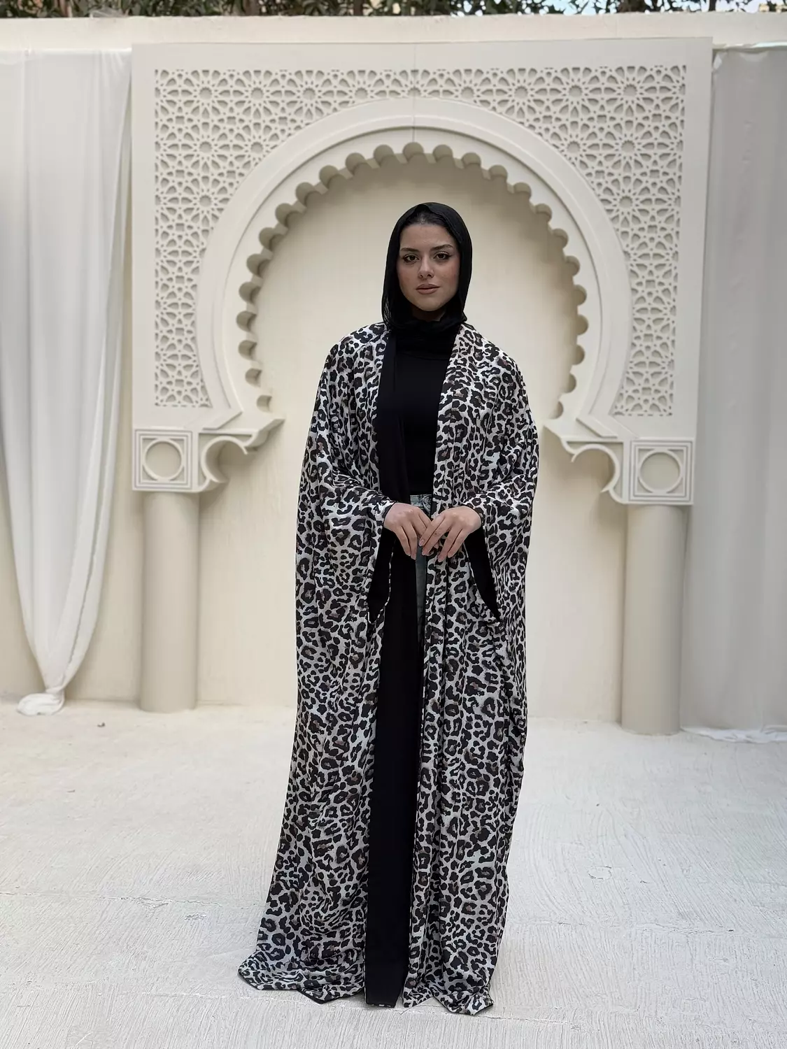 Double Face Leopard Kaftan 5