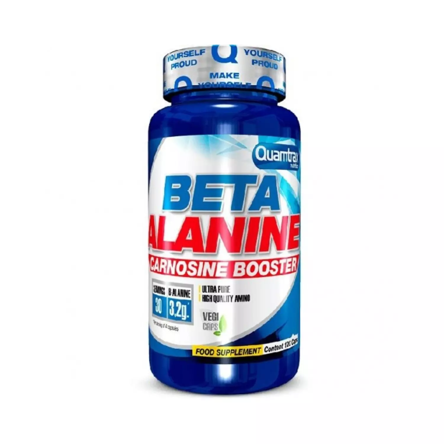 Quamtrax Nutrition Beta Alanine - 30serv - 120caps image