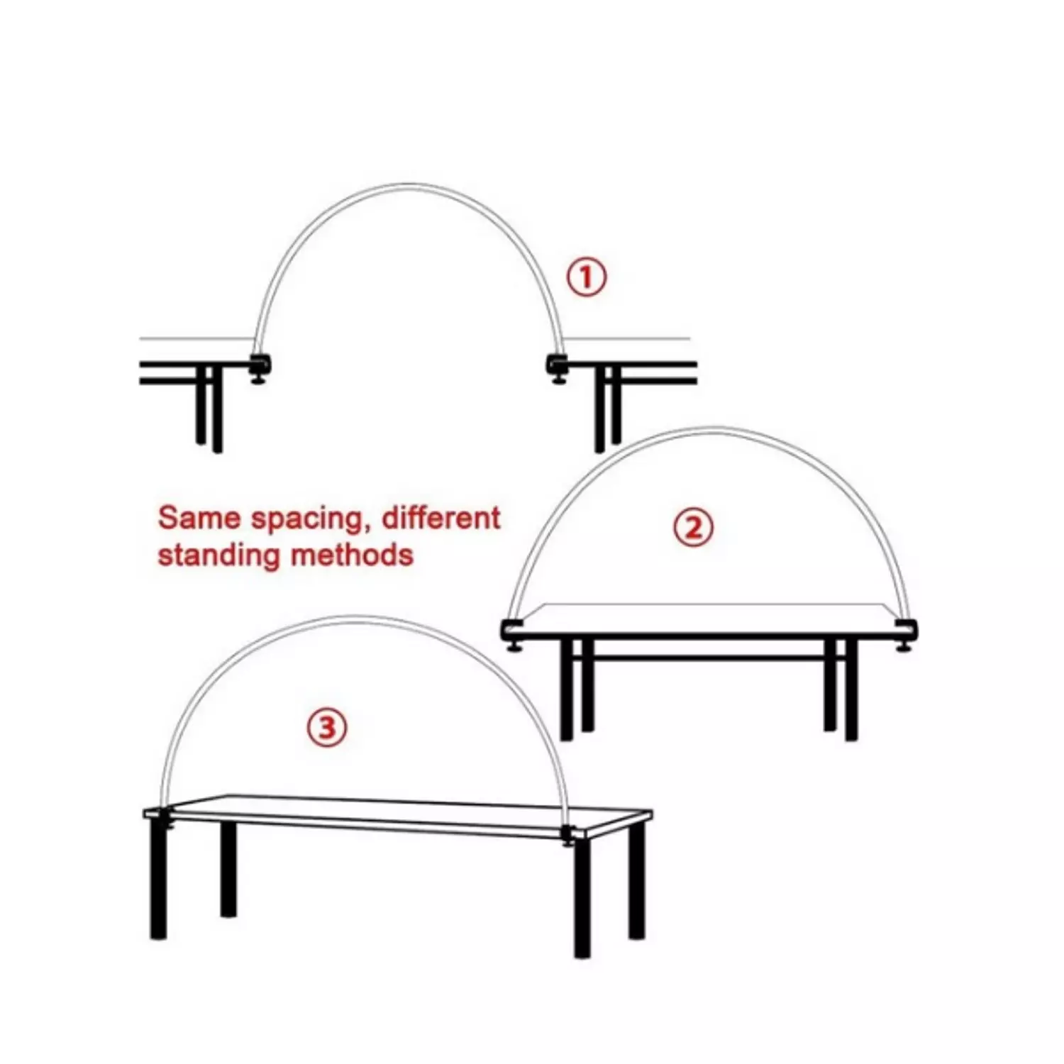 Table Balloon Arch Stand 1