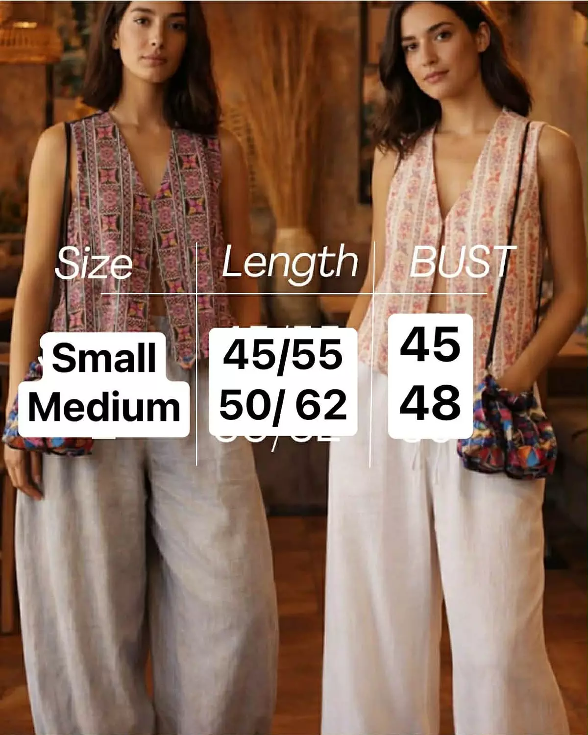 Linen sleeveless vest  17