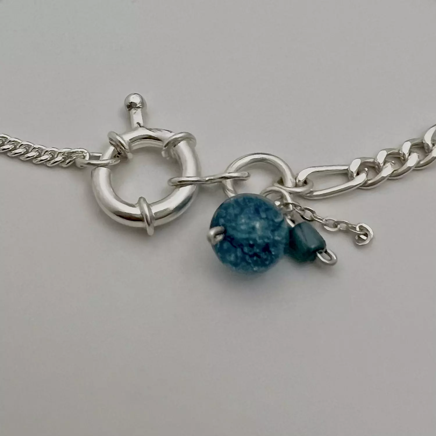 Blue quartz bracelet  2