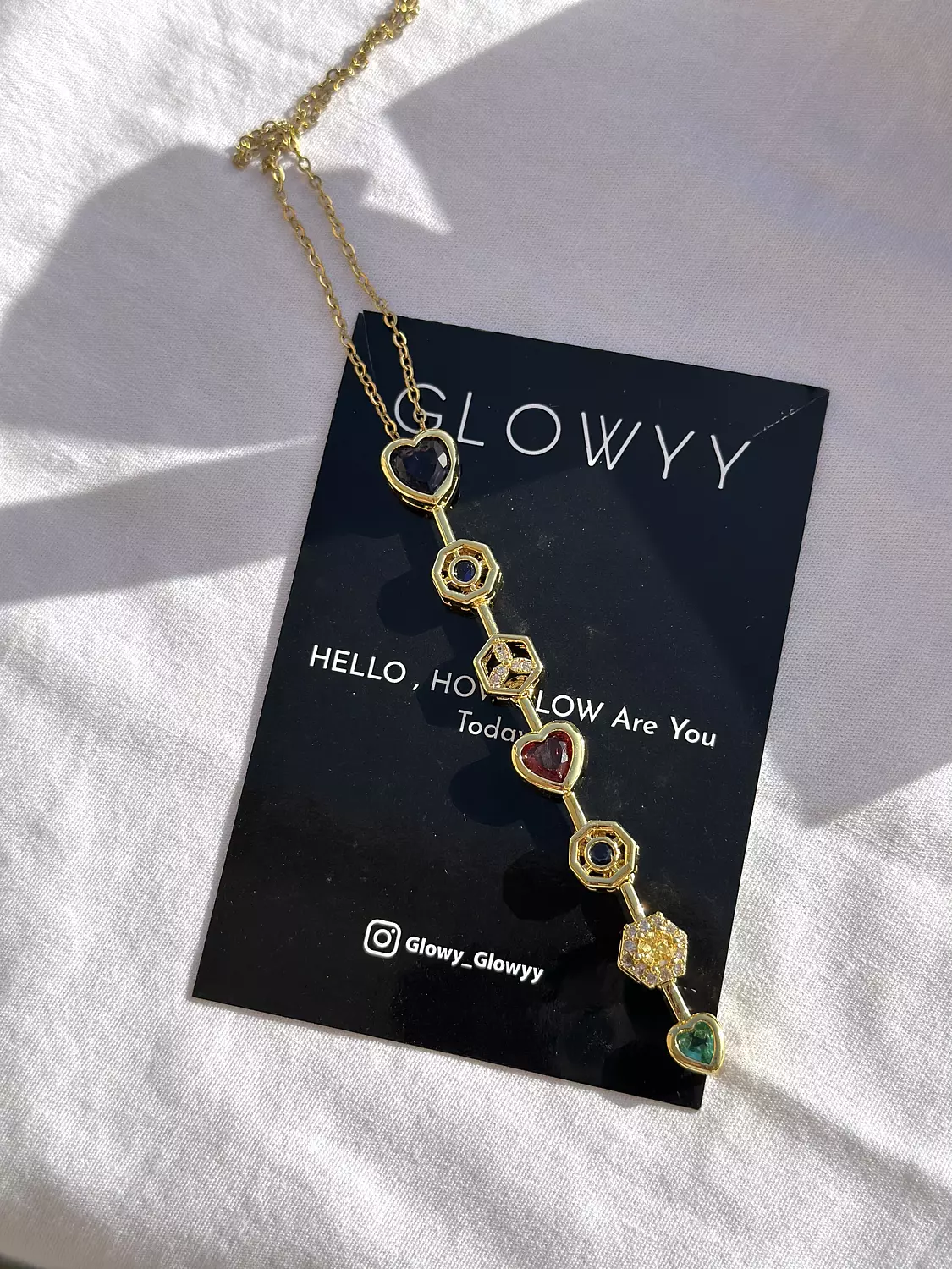 Purple Heart Droppin Necklace  image