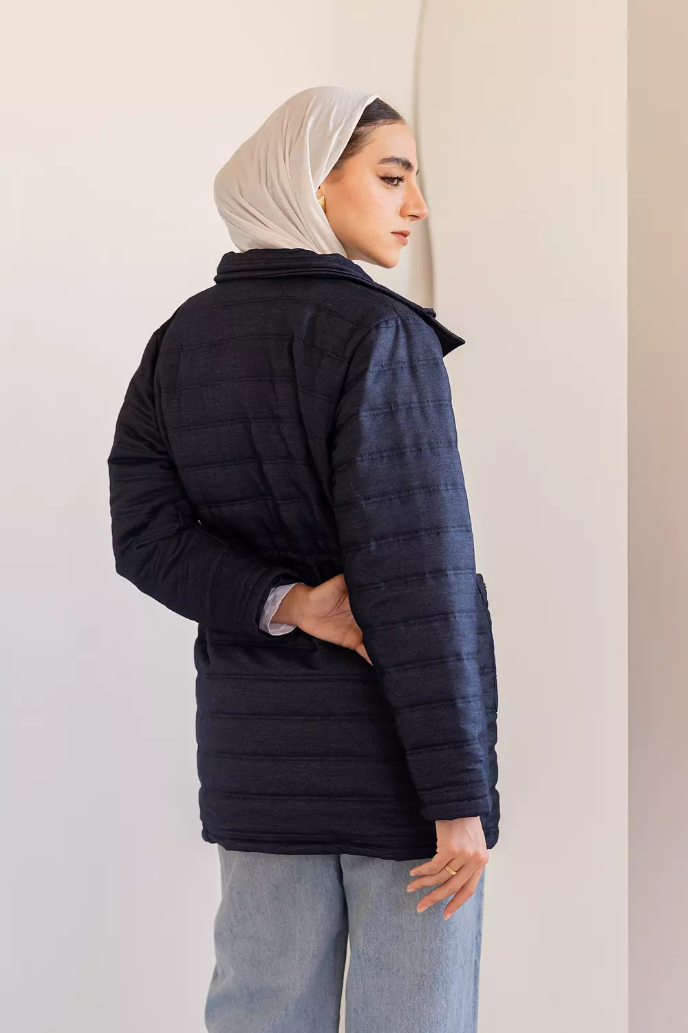 Denim puffer jacket  2