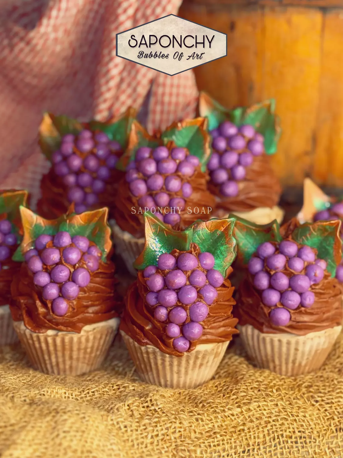 GRAPES-CUPCAKE SOAP 6