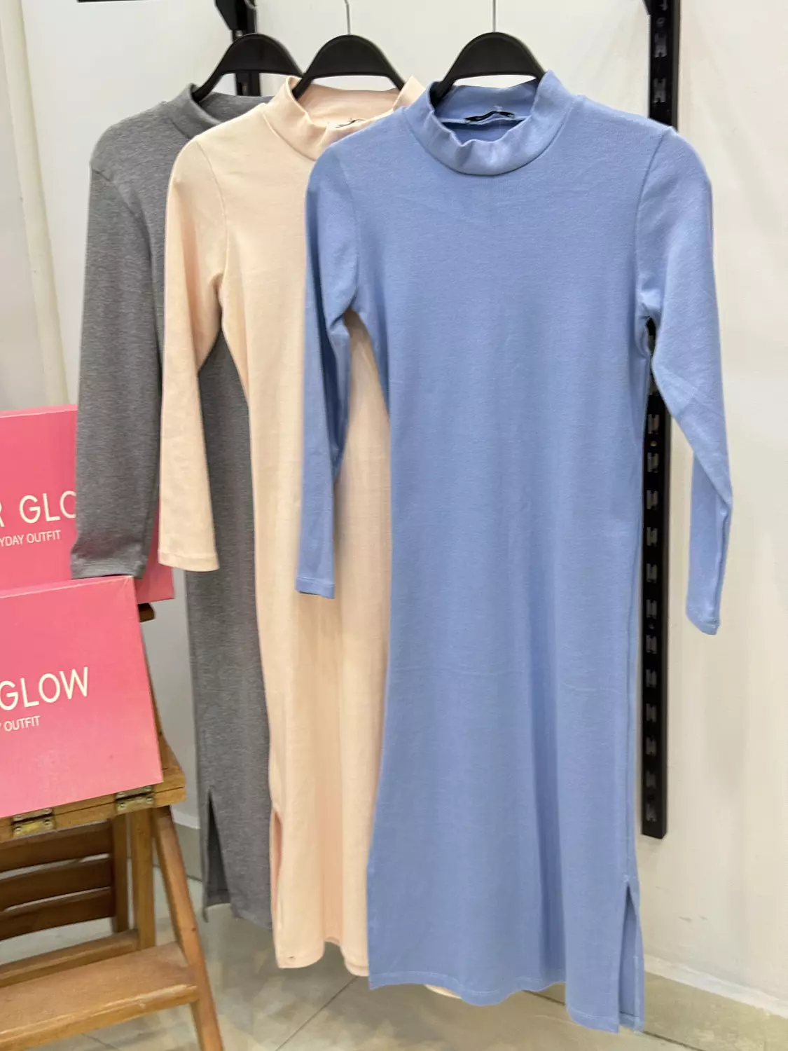 After knees basic dress image