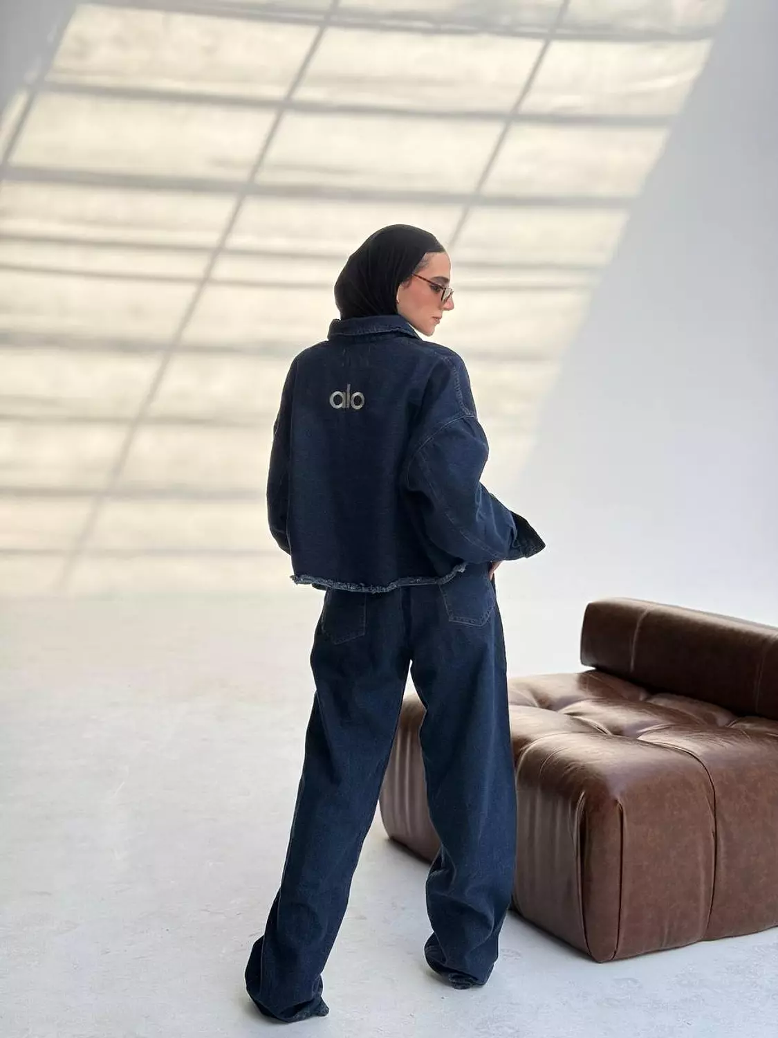 Cropped denim set  2