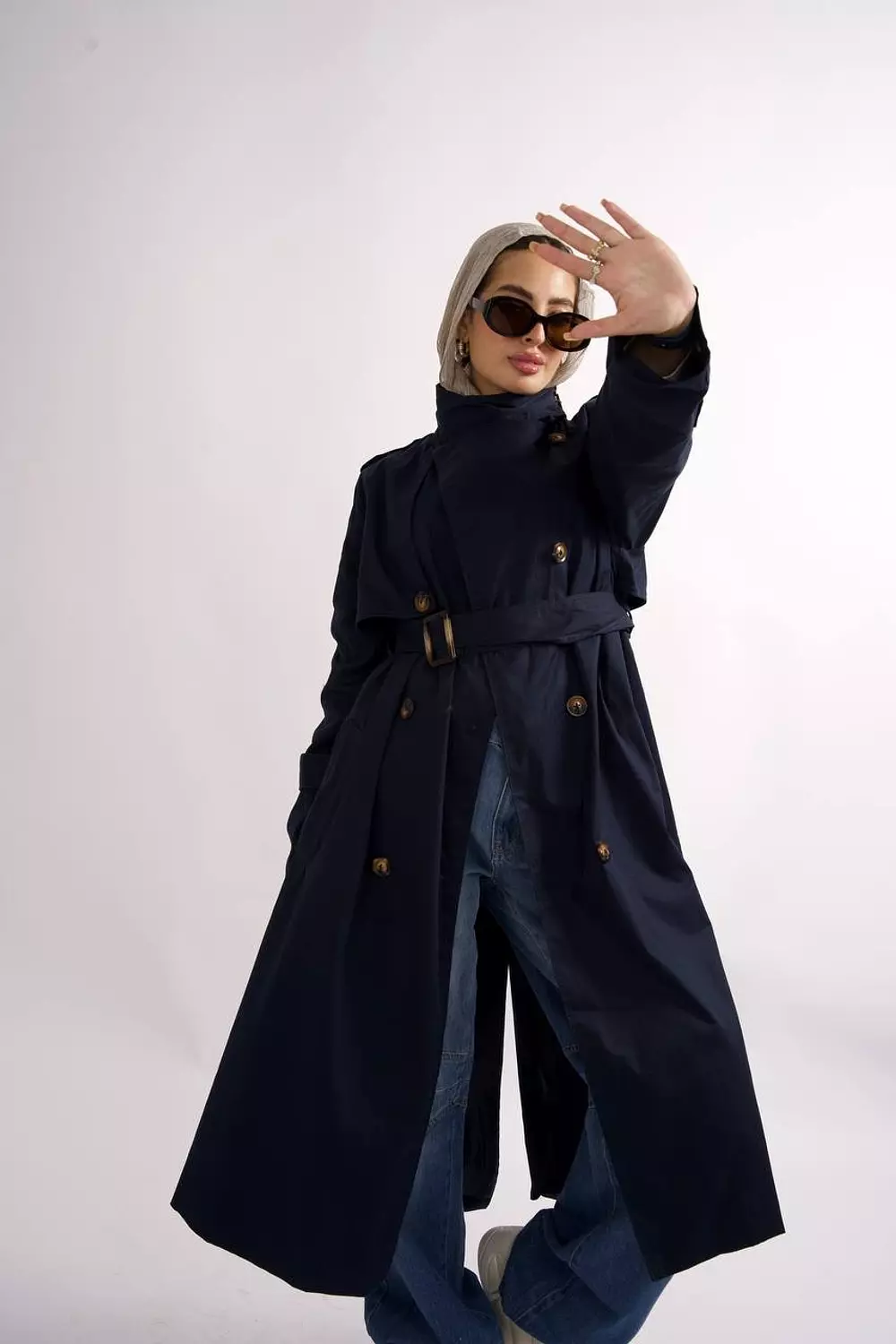 Collar Trench Coat 2