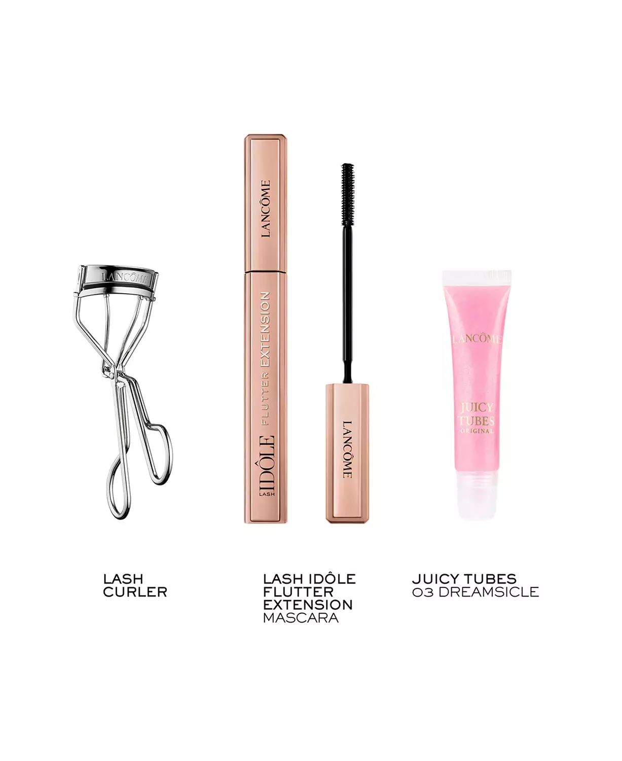 Lancôme Lash Idôle Flutter Mascara, Juicy Tube, and Lash Curler Limited-Edition Valentine's Day Makeup Gift Set 6