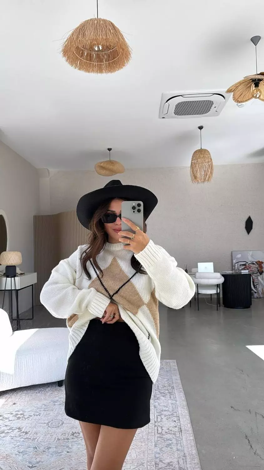 Black Suede Skirt image