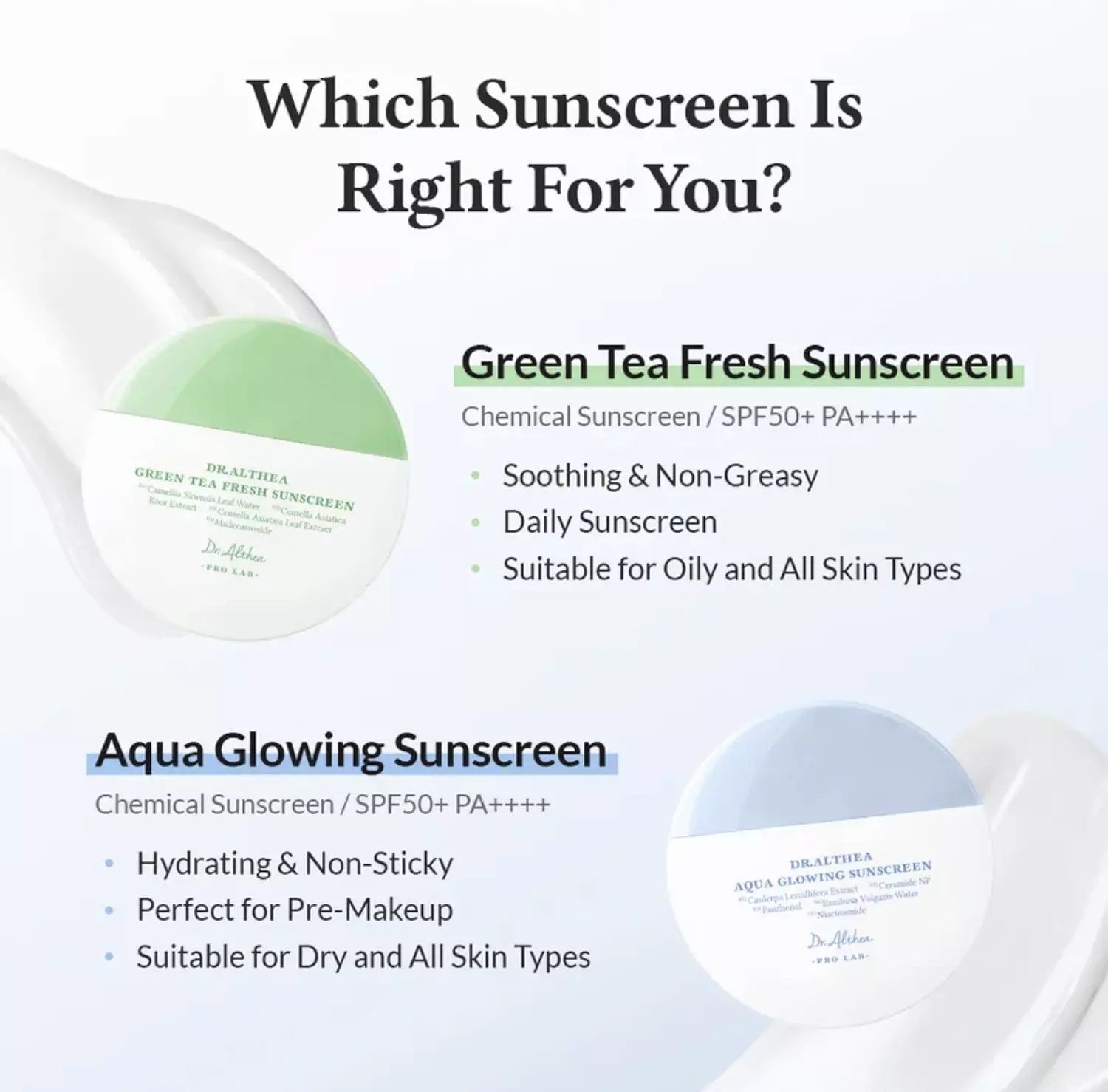 Dr. Althea - Green Tea Fresh Sunscreen 45ml hover image