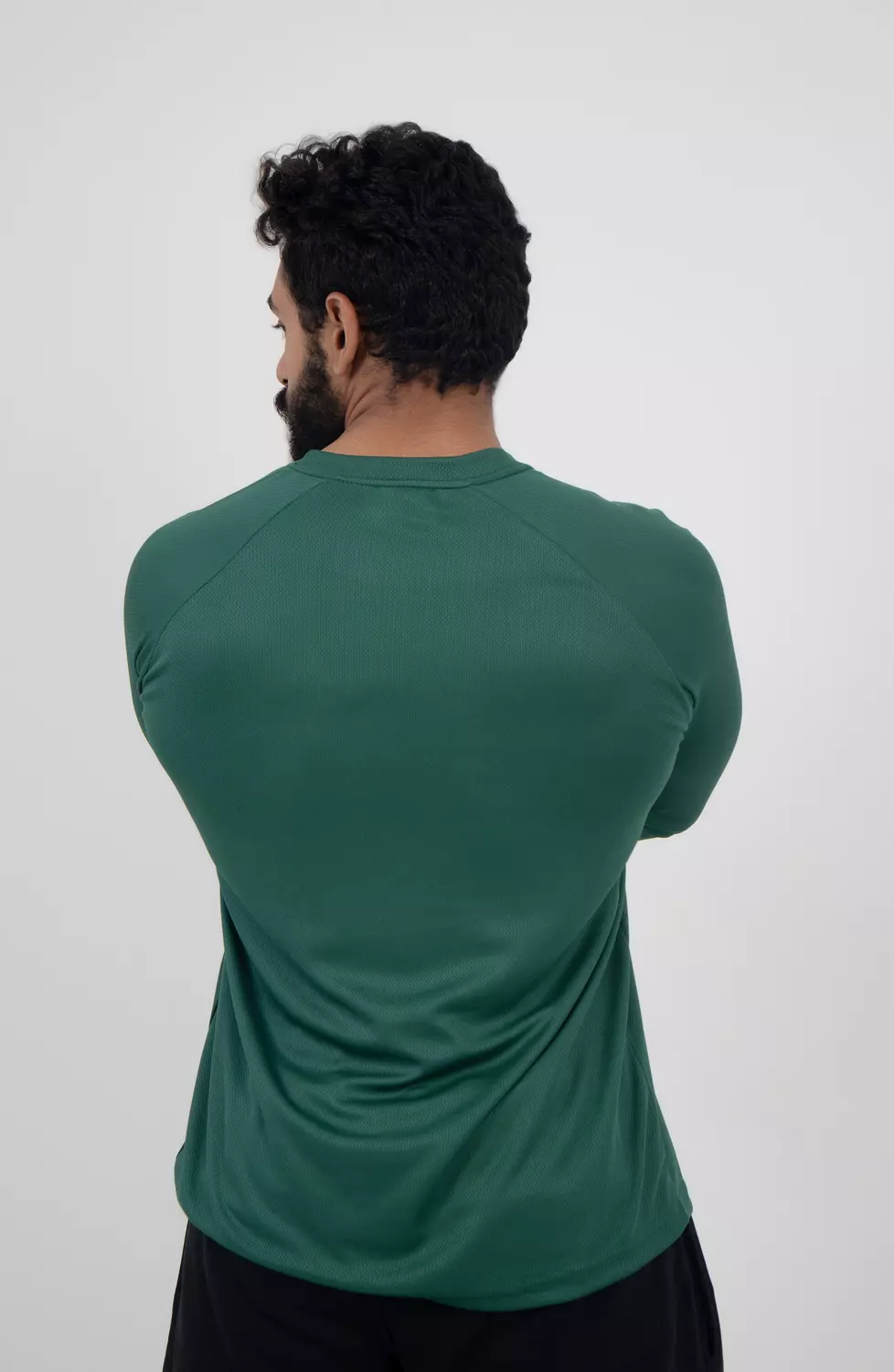 Green Long Sleeve T-Shirt 2
