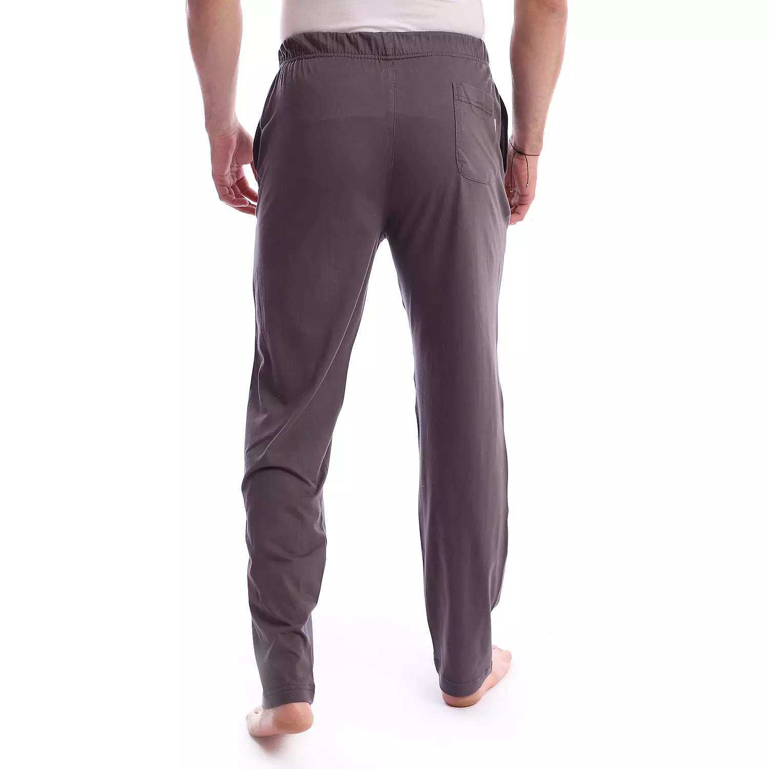 Cotton Plain Pajama Pants - 4040 - Grey hover image