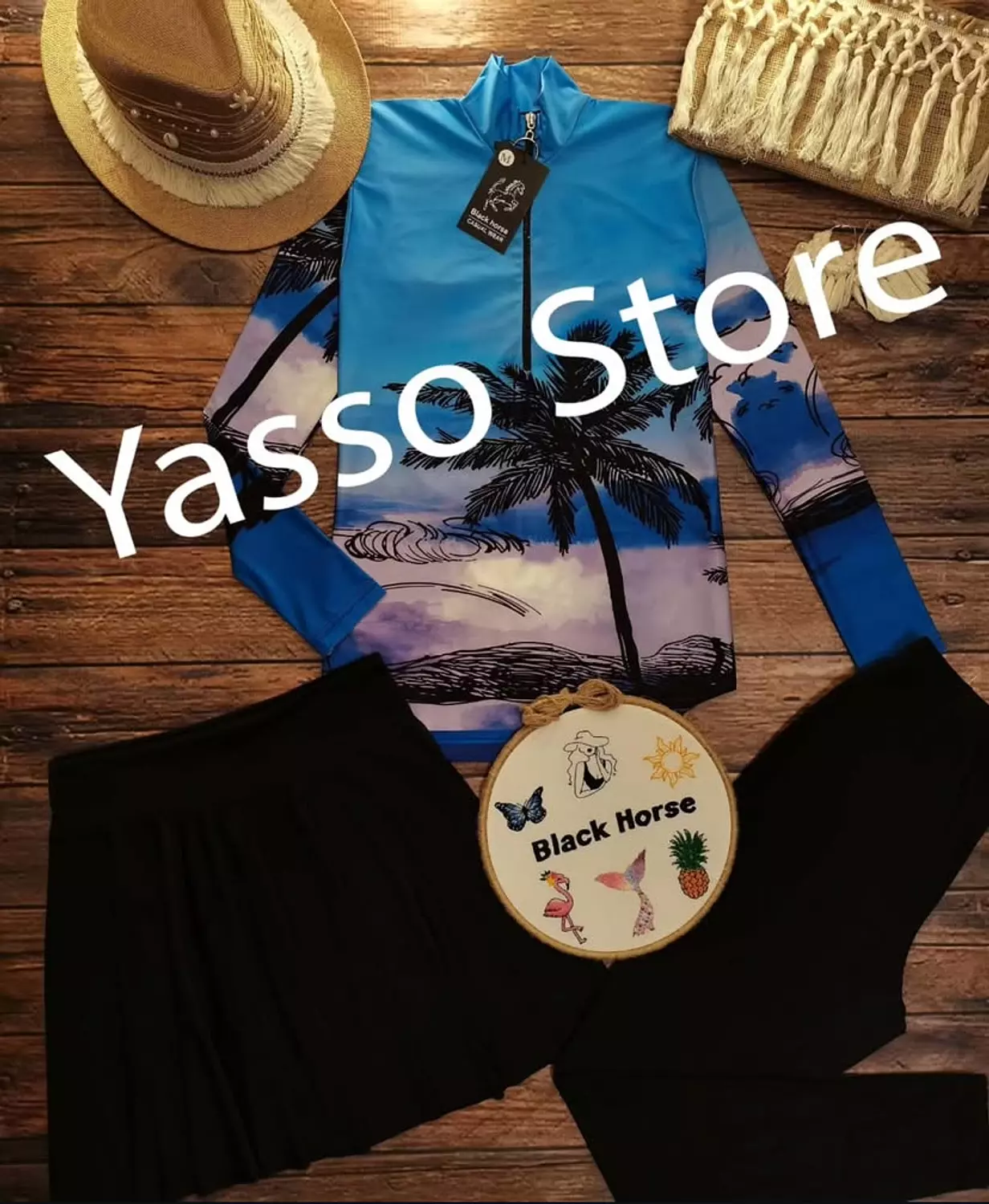 Palm sunset burkini  image