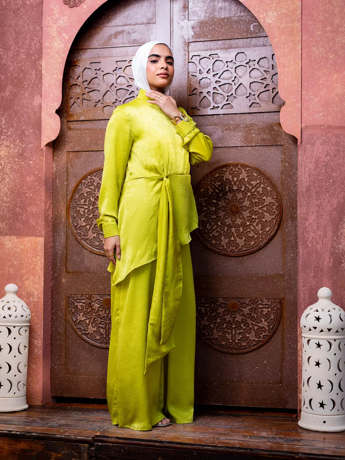 Lime Green Set with Drawstring 3
