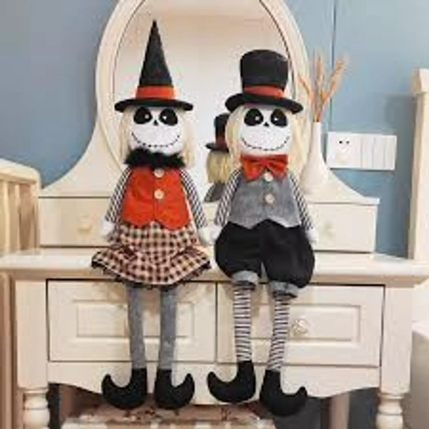 MR. and Mr's Halloween Plush Dolls 3