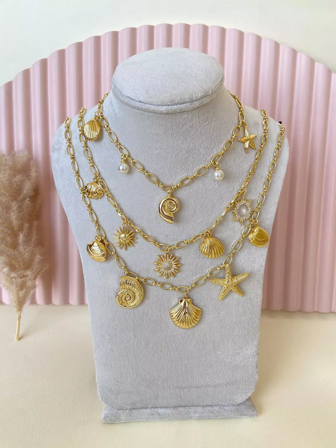 Sun & Sea trio necklaces  image