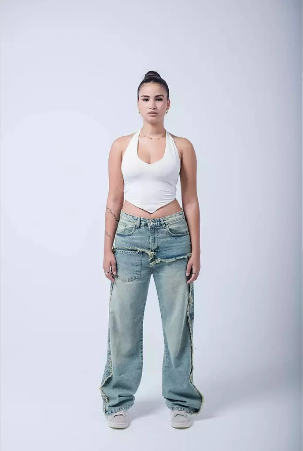 Groovy Olive Jeans image